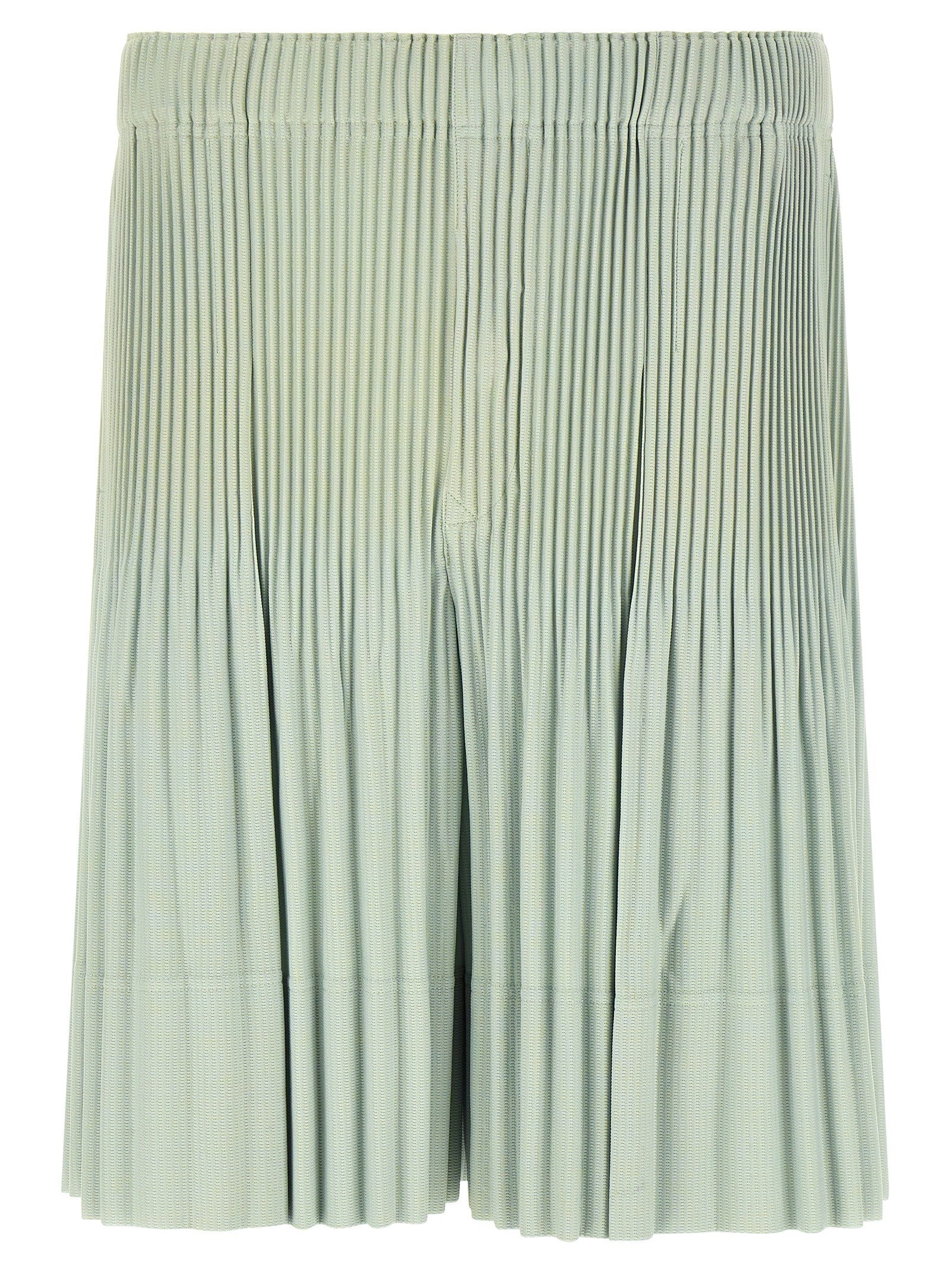 Homme Plissé Issey Miyake Monthly Colors: June Bermuda Shorts Green