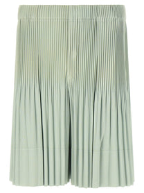 Homme Plissé Issey Miyake Monthly Colors: June Bermuda Shorts Green