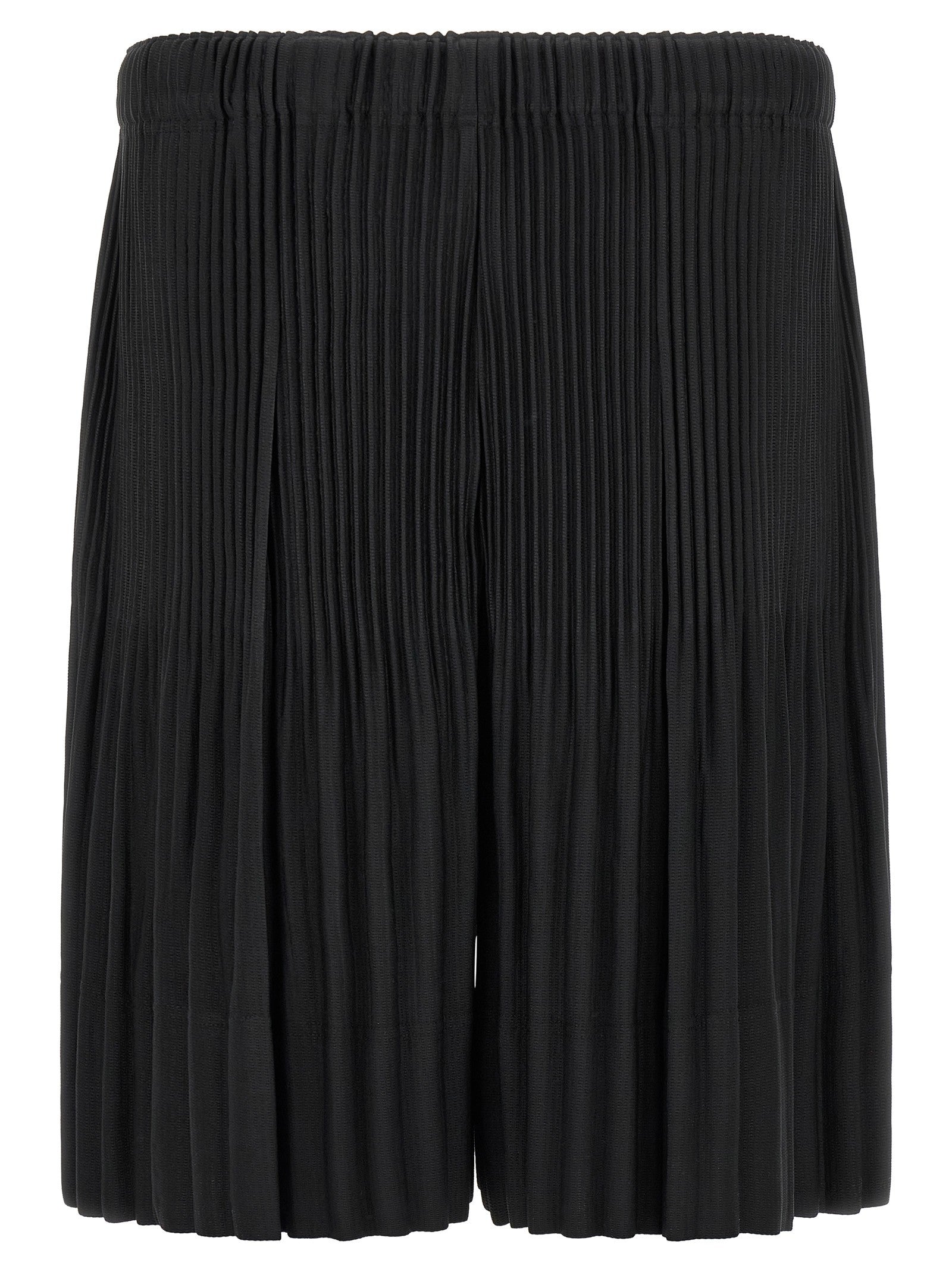 Homme Plissé Issey Miyake Monthly Colors: June Bermuda Shorts Black