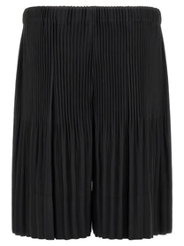 Homme Plissé Issey Miyake Monthly Colors: June Bermuda Shorts Black