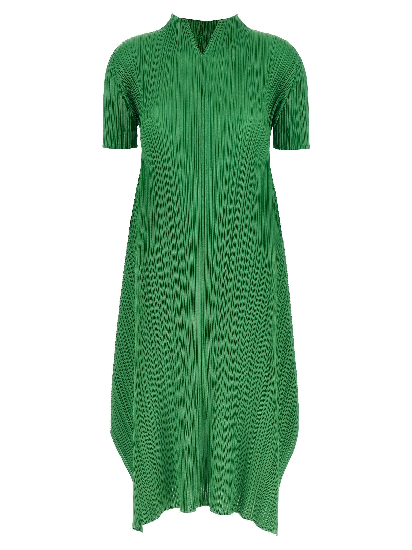 Pleats Please Issey Miyake Monthly Colors: March Dress Green