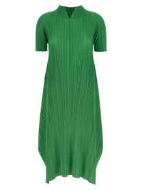 Pleats Please Issey Miyake Monthly Colors: March Dress Green