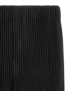 Homme Plissé Issey Miyake Monthly Colors: September Bermuda Shorts Black