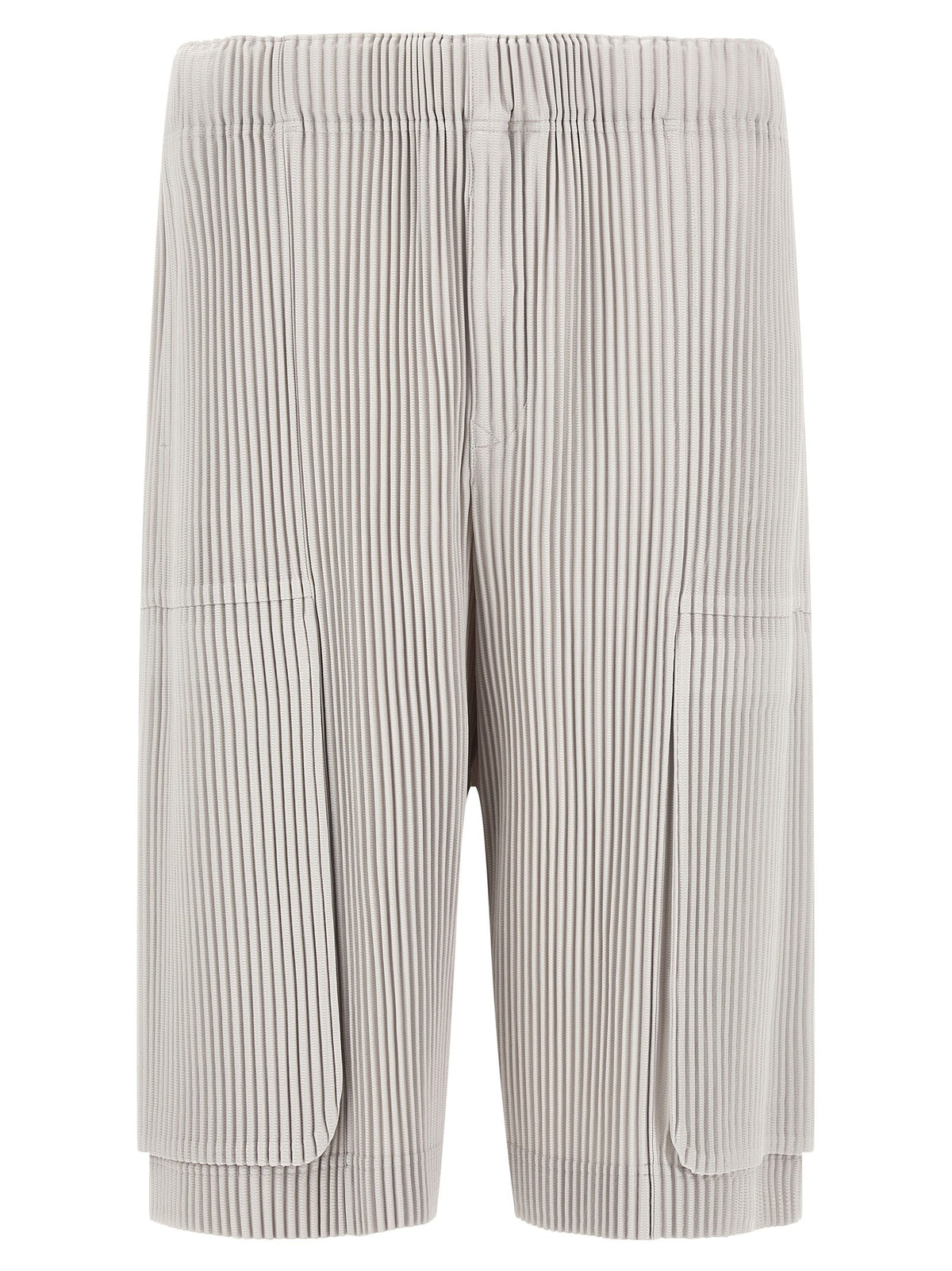 Homme Plissé Issey Miyake Monthly Colors: September Bermuda Shorts Grey