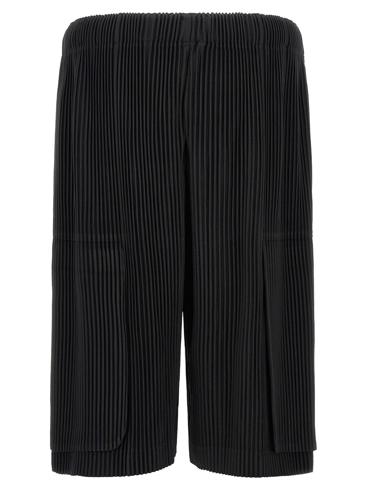 Homme Plissé Issey Miyake Monthly Colors: September Bermuda Shorts Black