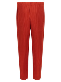 Homme Plissé Issey Miyake Monthly Colors: September Pants Red