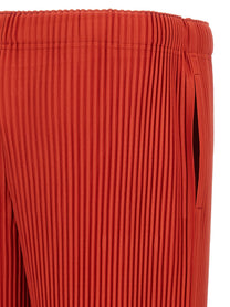 Homme Plissé Issey Miyake Monthly Colors: September Pants Red