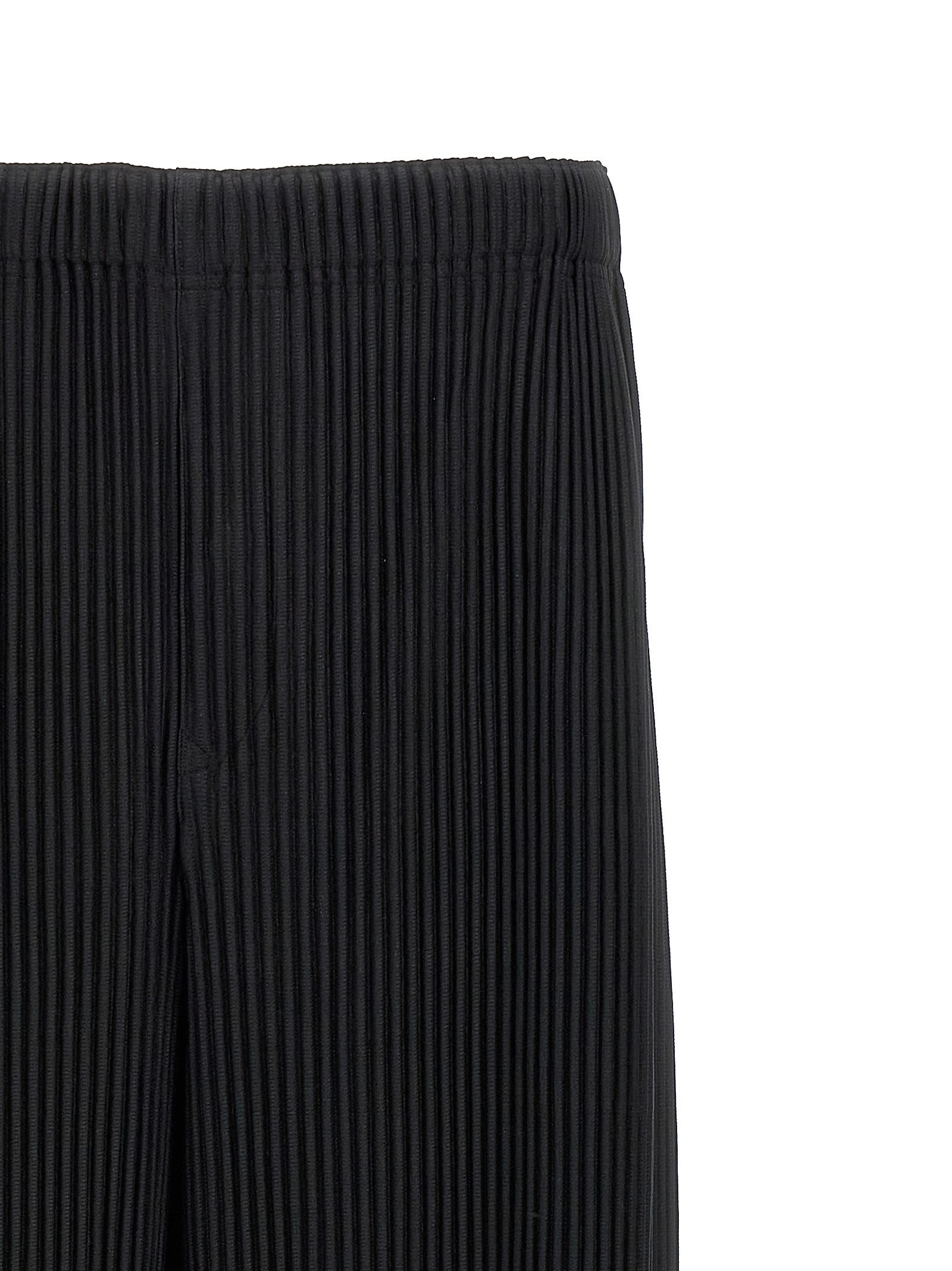 Homme Plissé Issey Miyake Monthly Colors: September Pants Black