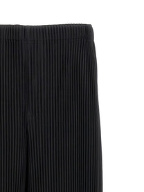 Homme Plissé Issey Miyake Monthly Colors: September Pants Black