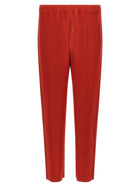 Homme Plissé Issey Miyake Monthly Colors: September Pants Red