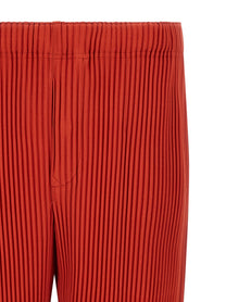 Homme Plissé Issey Miyake Monthly Colors: September Pants Red