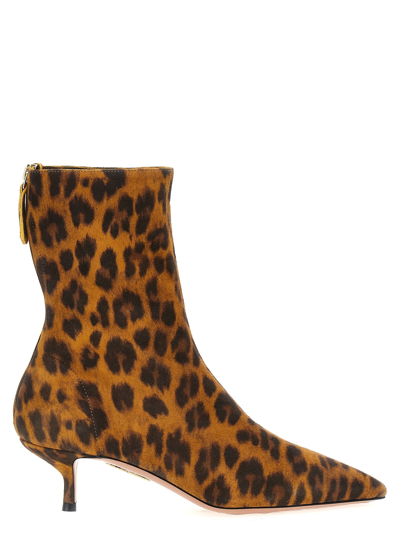 Aquazzura Montmartre Ankle Boots Gold