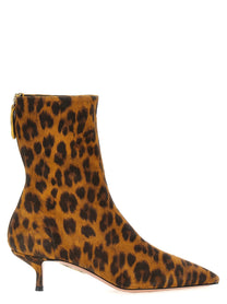 Aquazzura Montmartre Ankle Boots Gold