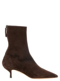 Aquazzura Montmartre Brown Ankle Boots Brown