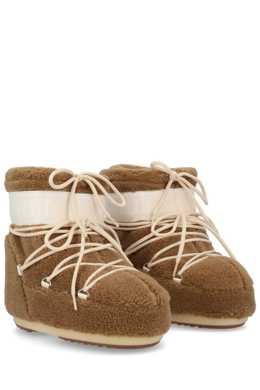 Moon Boot Unisex Icon Low Fleece Boot Brown, view 2