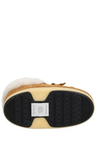 Moon Boot Unisex Leather Evx Mules Beige, view 6