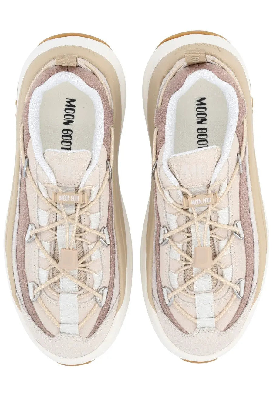 Moon Boot Unisex Sneaker Beige, view 5