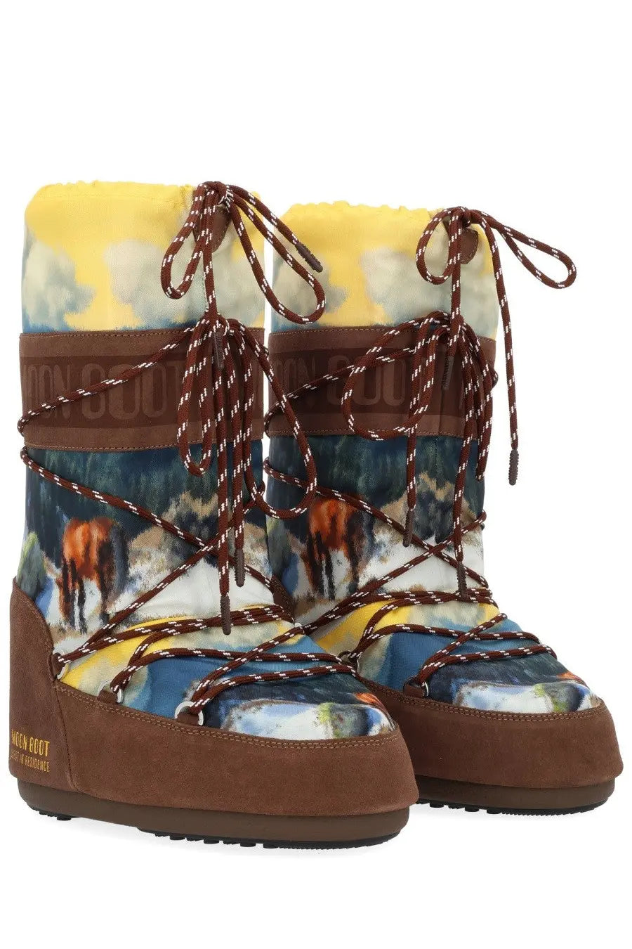 Moon Boot Women's Moon Boot Guest in Residence Boot Brown, view 2