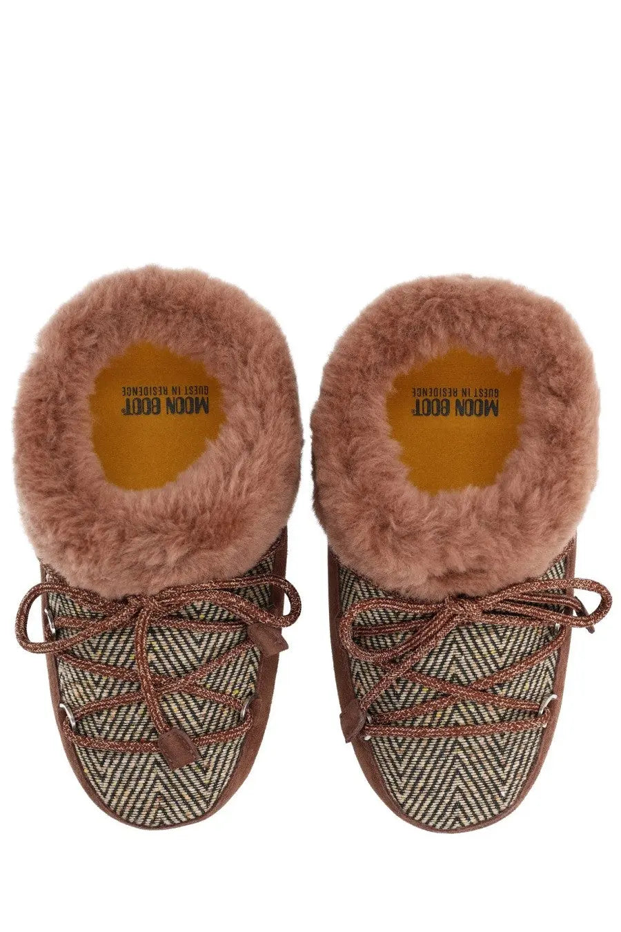 Moon Boot Women's Boot Mule Evx Chalet Moon Boot Guest in Residence Brown, view 5
