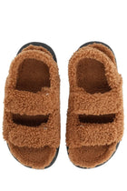 Moon Boot Women's Shearling Sandal Brown, view 5