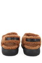 Moon Boot Women's Shearling Sandal Brown, view 4