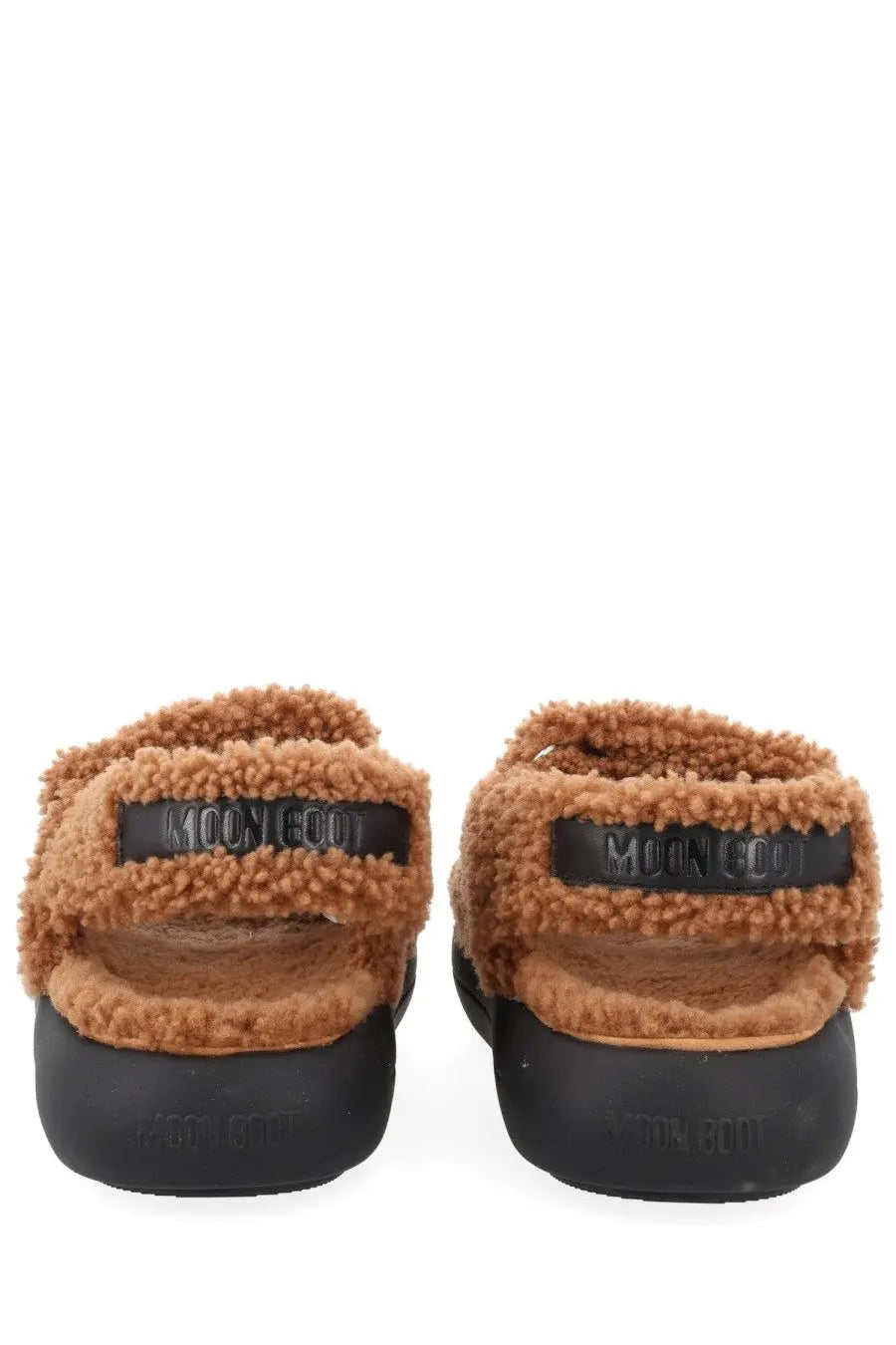 Moon Boot Women's Shearling Sandal Brown, view 4