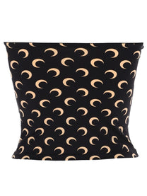 Marine Serre Women's Moon Bustier Top Black