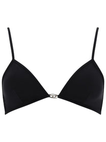 Diesel Women's Moon Dnm Bikini Top Black