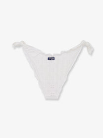 Mc2 Saint Barth Women's Moon Embroidered Bikini Slip Sangallo, view 2