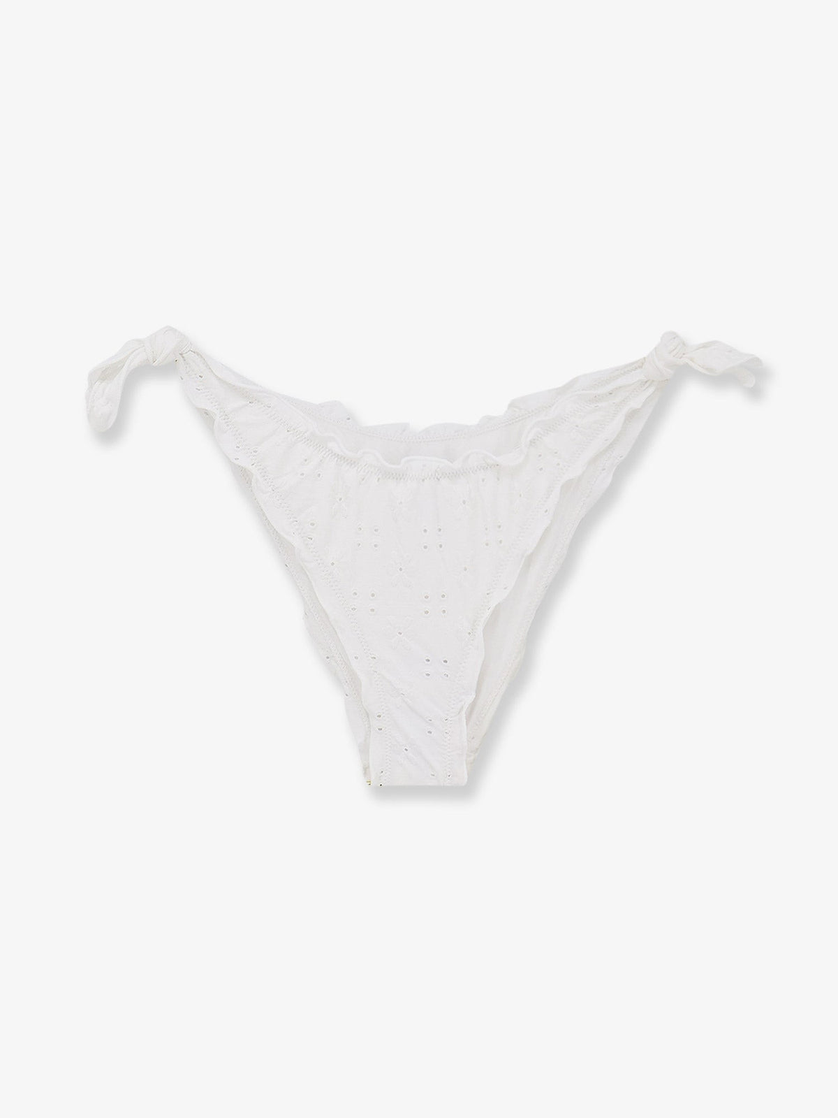 Mc2 Saint Barth Women's Moon Embroidered Bikini Slip Sangallo