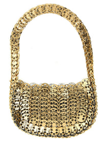 Rabanne Moon Flip Reversible Shoulder Bag Gold