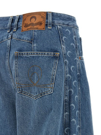 Marine Serre Moon Jeans Blue