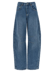 Marine Serre Moon Jeans Blue