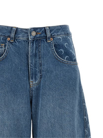 Marine Serre Moon Jeans Blue