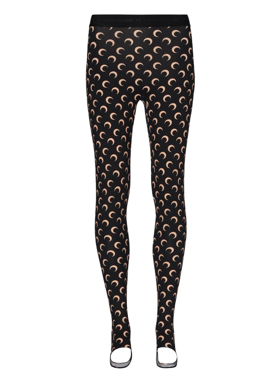 Marine Serre Women's Moon Leggings Black