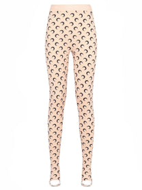 Marine Serre Women's Moon Leggings Beige