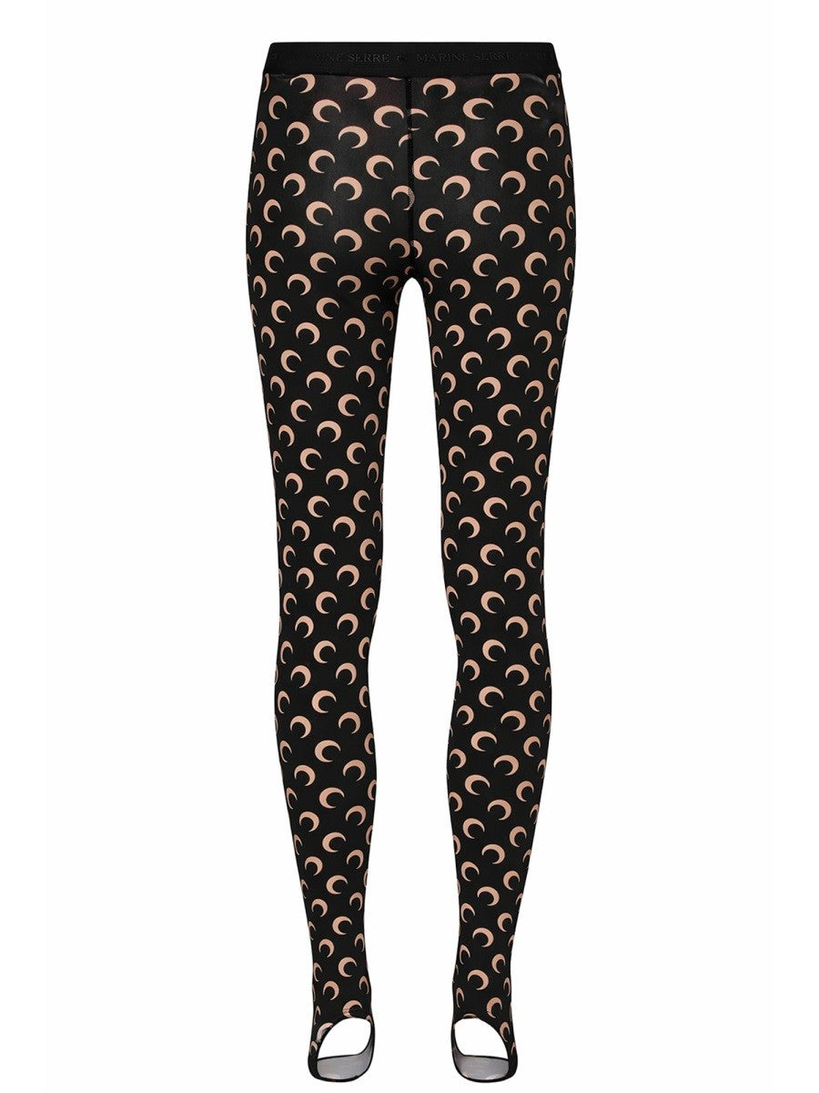 Marine Serre Women's Moon Leggings Black