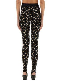 Marine Serre Women's Moon Leggings Black