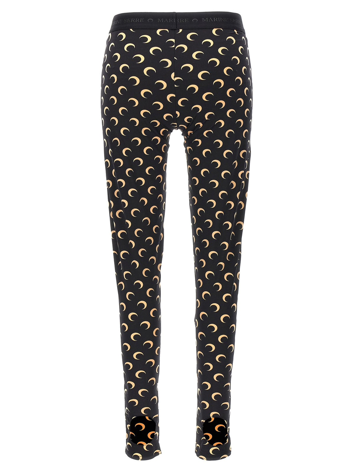 Marine Serre Moon Printed Leggings Black, view 2
