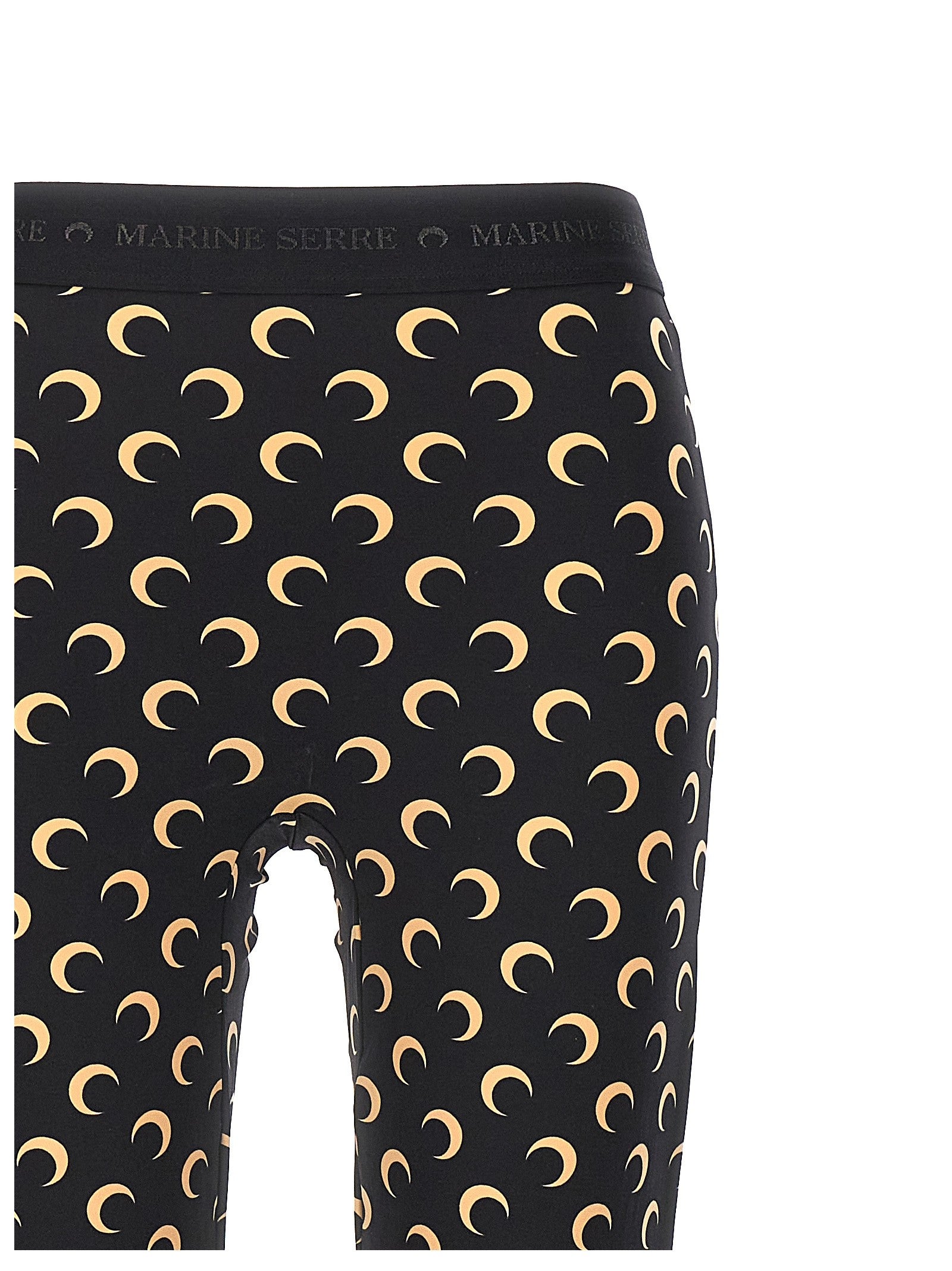 Marine Serre Moon Printed Leggings Black