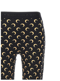 Marine Serre Moon Printed Leggings Black