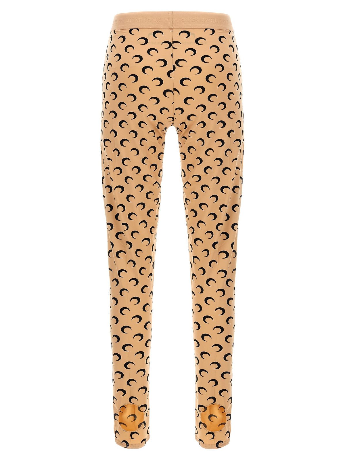 Marine Serre Moon Printed Leggings Beige, view 2