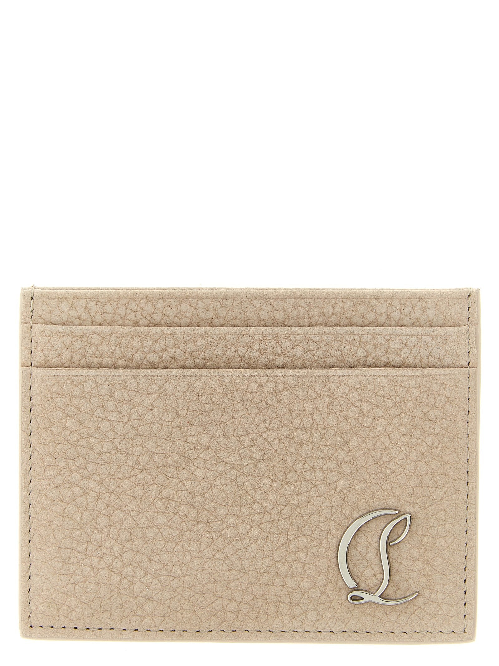 Christian Louboutin Mooncrest Card Holder Beige
