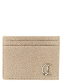 Christian Louboutin Mooncrest Card Holder Beige