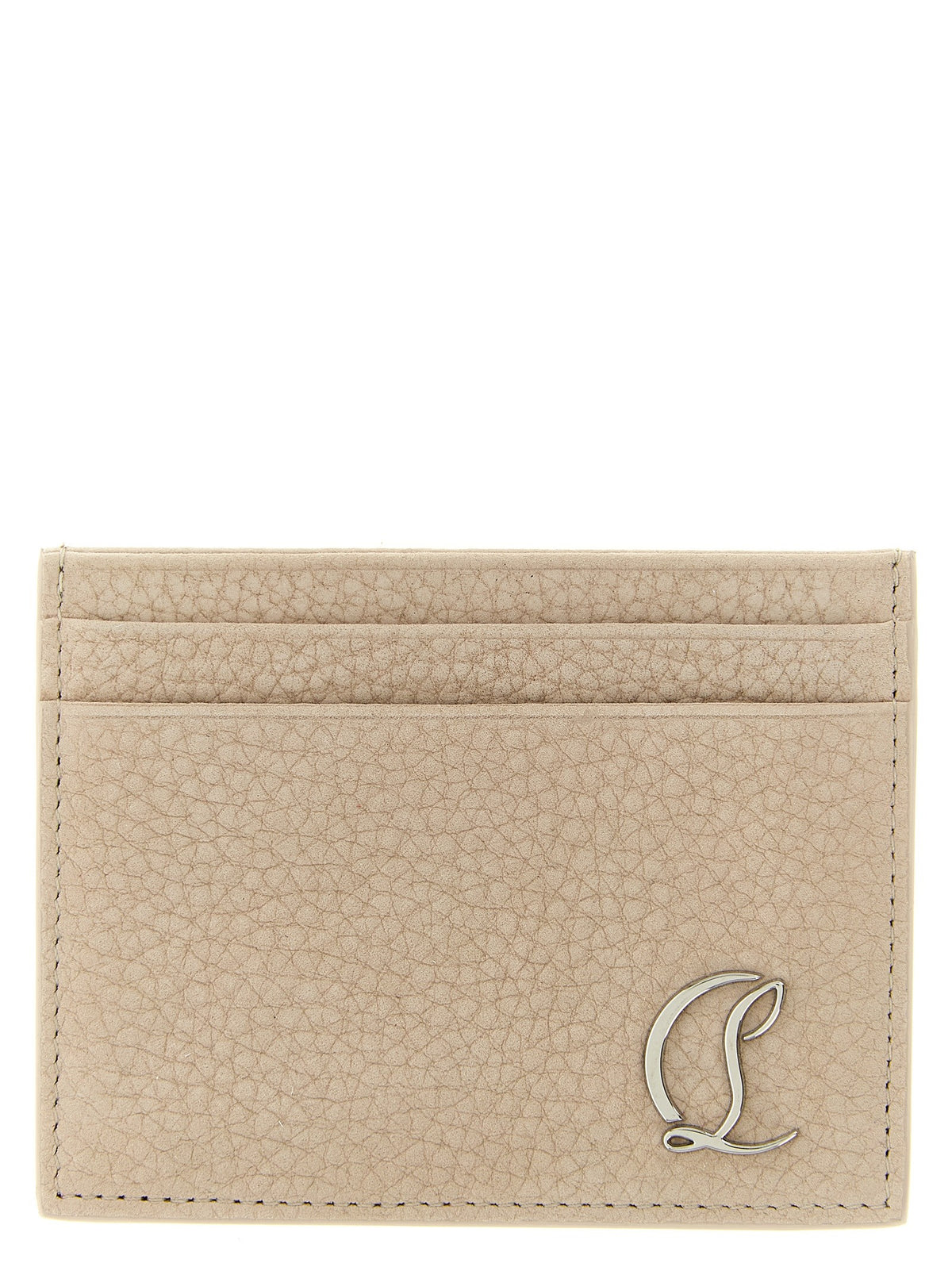 Christian Louboutin Mooncrest Card Holder Beige