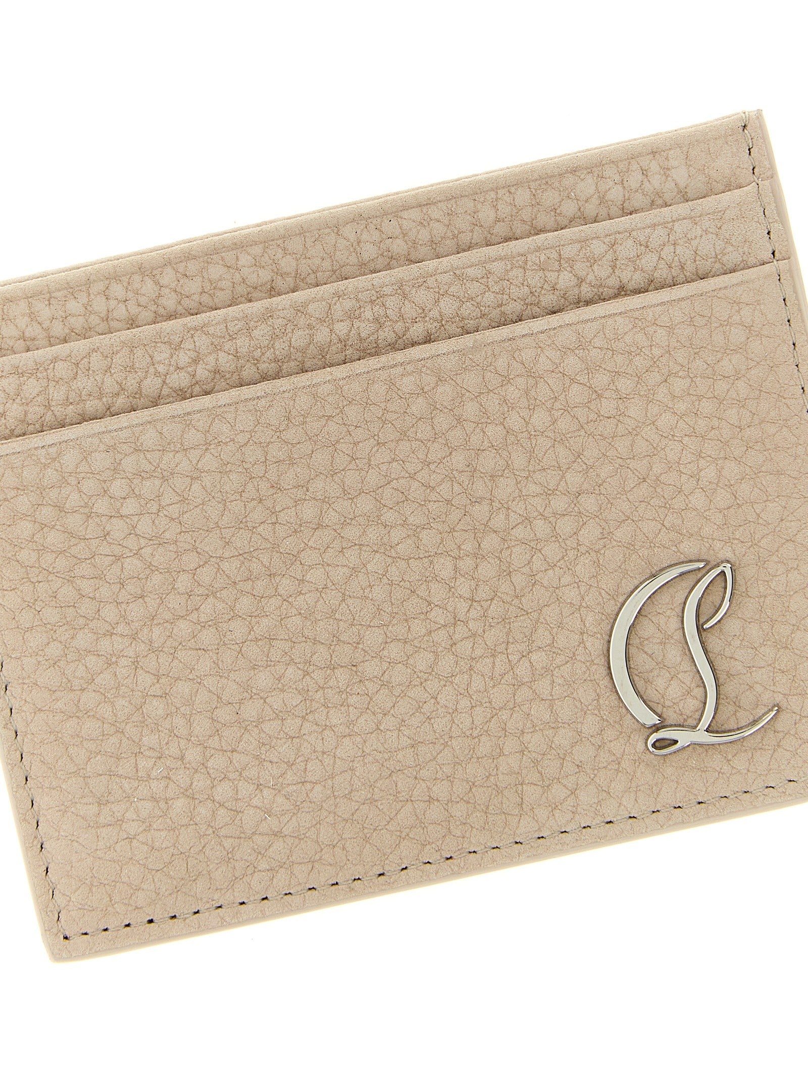 Christian Louboutin Mooncrest Card Holder Beige