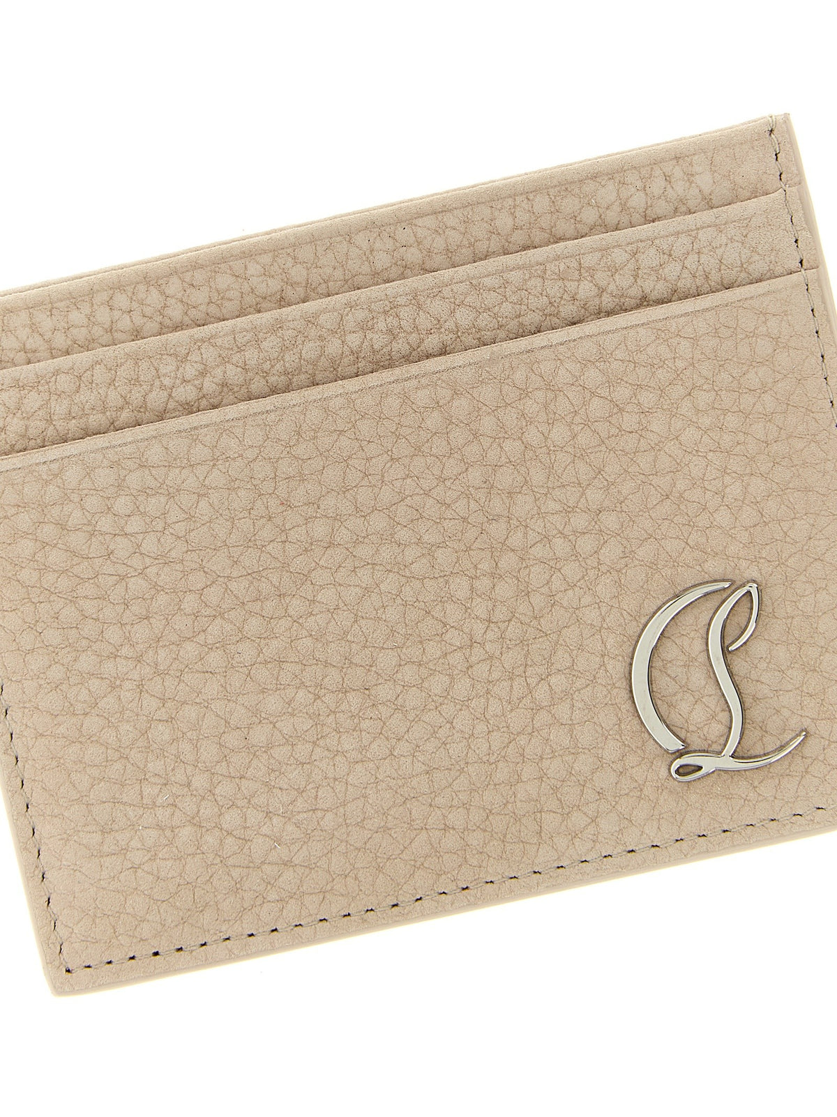 Christian Louboutin Mooncrest Card Holder Beige, view 3