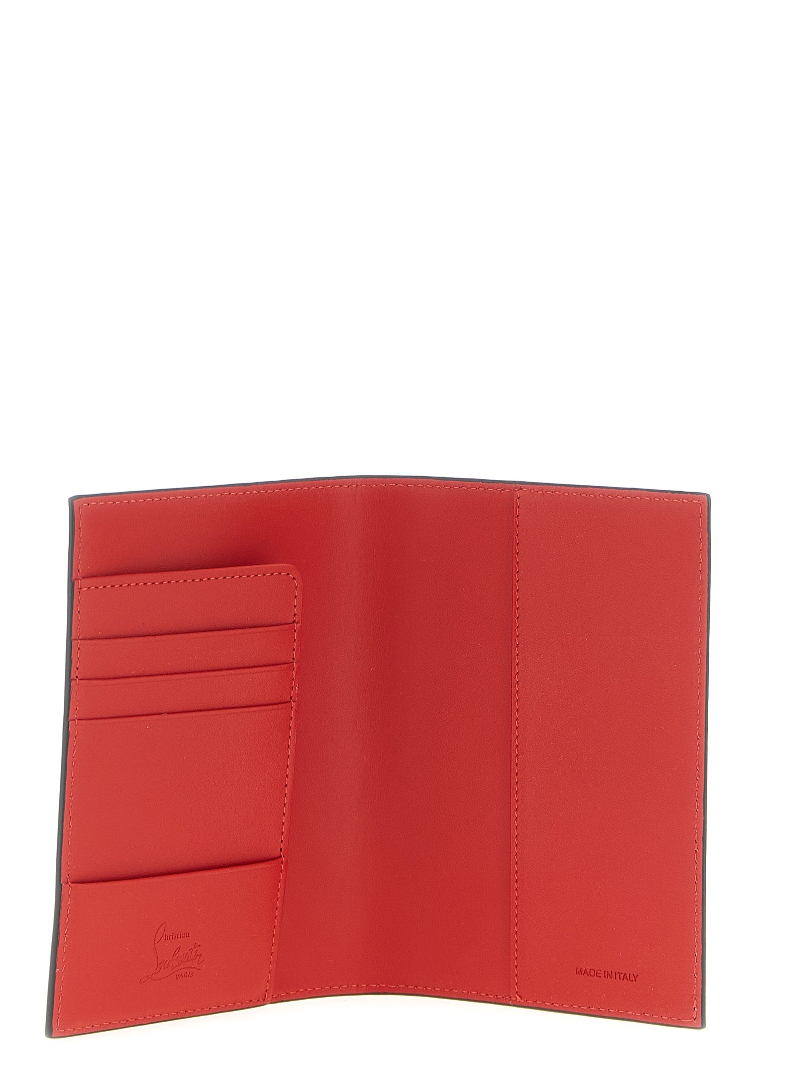 Christian Louboutin Mooncrest Passport Holder Black