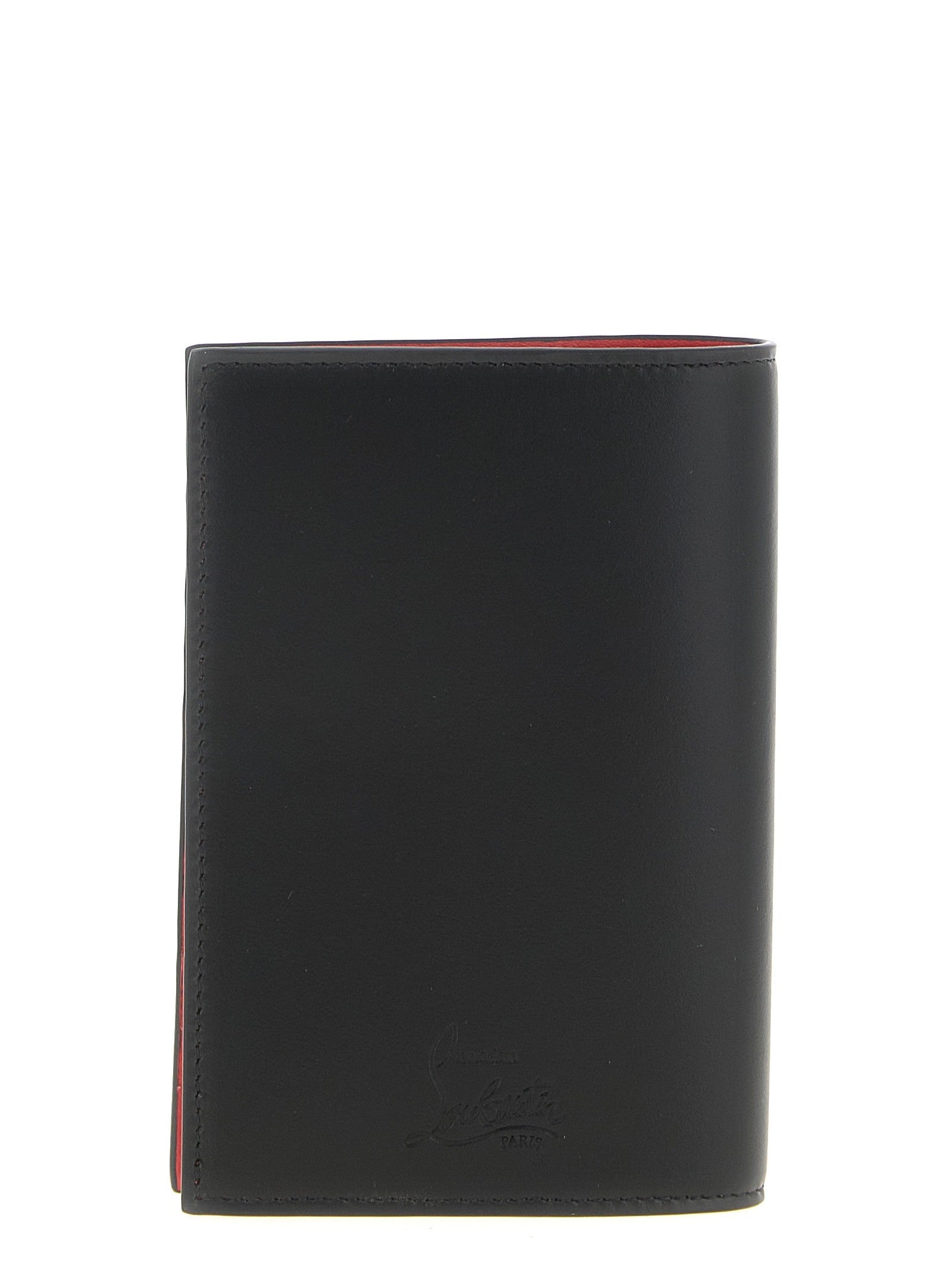 Christian Louboutin Mooncrest Passport Holder Black