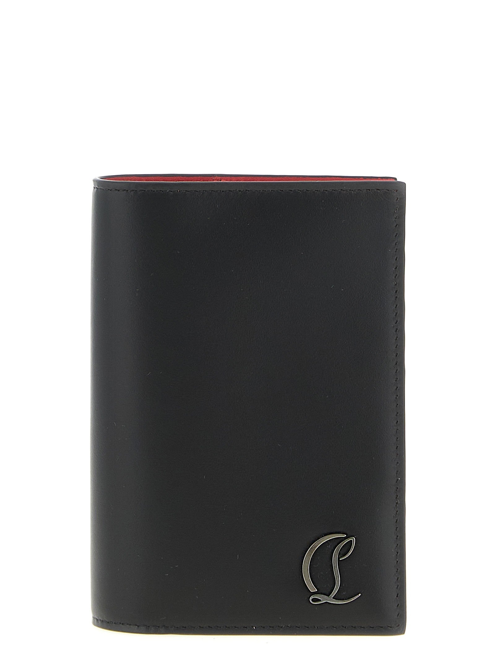 Christian Louboutin Mooncrest Passport Holder Black